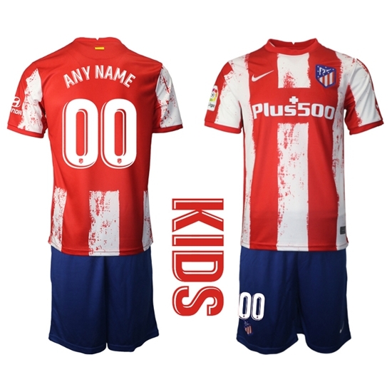 Kids Atletico de Madrid Soccer Jerseys 007 Customized Kids Atletico de Madrid Soccer Jerseys 007 Customized