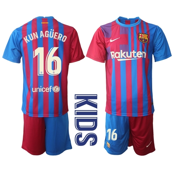 Kids Barcelona Soccer Jerseys 047 Kids Barcelona Soccer Jerseys 047