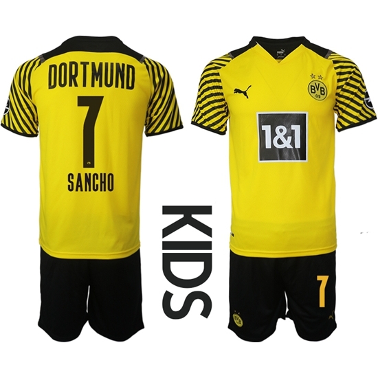 Kids Borussia Dortmund Jerseys 022 Kids Borussia Dortmund Jerseys 022