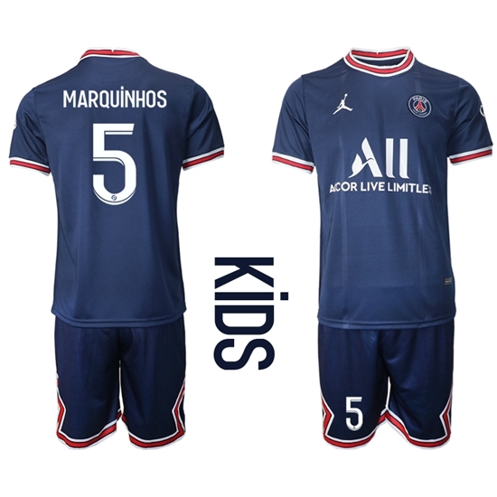 Kids Paris Saint Germain Soccer Jerseys 060