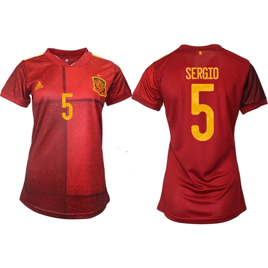 Women Spain Soccer Jerseys 012 Women Spain Soccer Jerseys 012