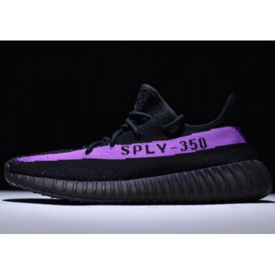 Men Yeezy 350 Black Purple Shoes 566 Men Yeezy 350 Black Purple Shoes 566