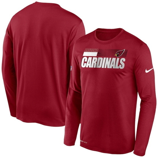 Arizona Cardinals Men Long T Shirt 008 Arizona Cardinals Men Long T Shirt 008