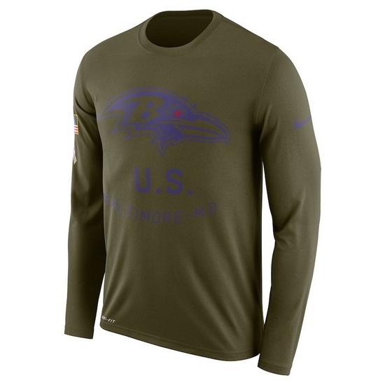 Baltimore Ravens Men Long T Shirt 003 Baltimore Ravens Men Long T Shirt 003