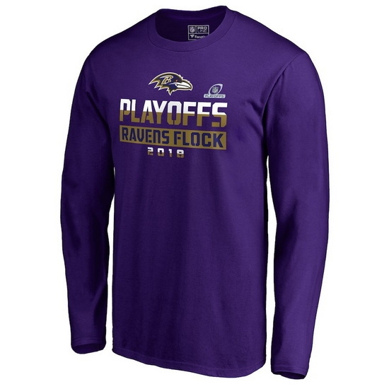 Baltimore Ravens Men Long T Shirt 005 Baltimore Ravens Men Long T Shirt 005