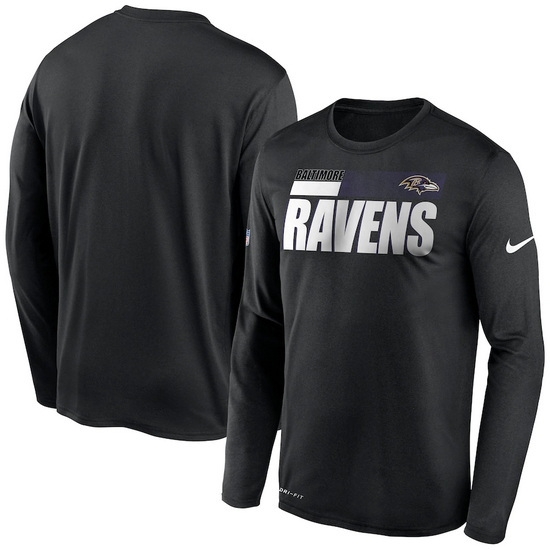 Baltimore Ravens Men Long T Shirt 008 Baltimore Ravens Men Long T Shirt 008