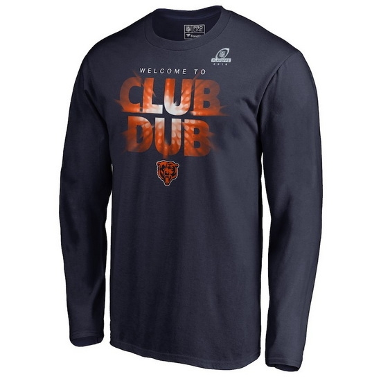 Chicago Bears Men Long T Shirt 008 Chicago Bears Men Long T Shirt 008