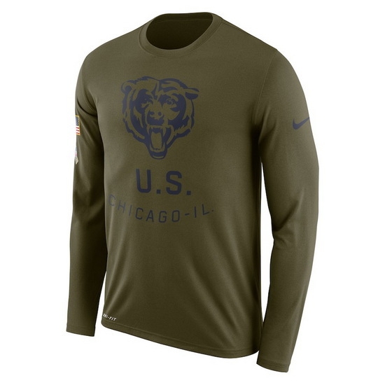Chicago Bears Men Long T Shirt 014 Chicago Bears Men Long T Shirt 014