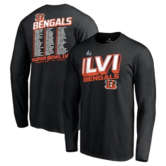 Cincinnati Bengals Men Long T Shirt 021 Cincinnati Bengals Men Long T Shirt 021