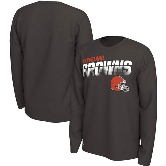 Cleveland Browns Men Long T Shirt 003 Cleveland Browns Men Long T Shirt 003