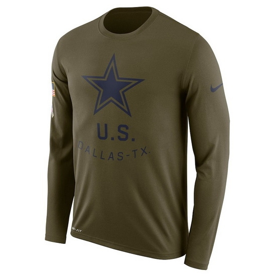 Dallas Cowboys Men Long T Shirt 001 Dallas Cowboys Men Long T Shirt 001