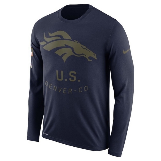 Denver Broncos Men Long T Shirt 003 Denver Broncos Men Long T Shirt 003