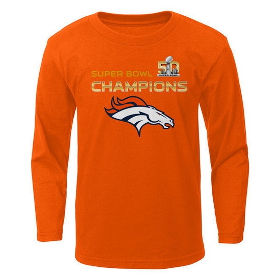 Denver Broncos Men Long T Shirt 006 Denver Broncos Men Long T Shirt 006