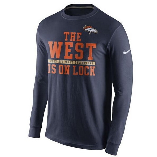 Denver Broncos Men Long T Shirt 008 Denver Broncos Men Long T Shirt 008