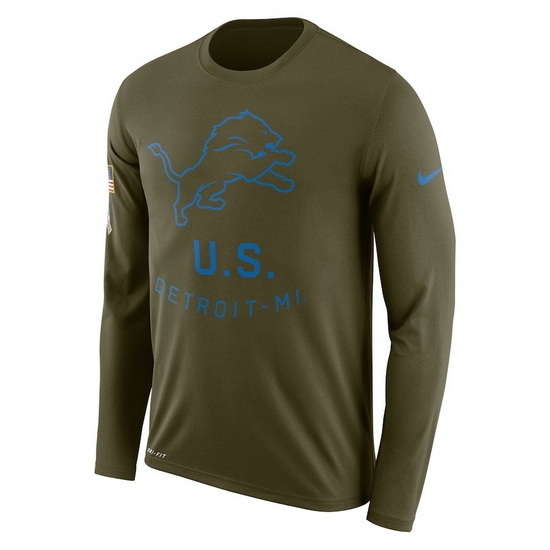 Detroit Lions Men Long T Shirt 009 Detroit Lions Men Long T Shirt 009