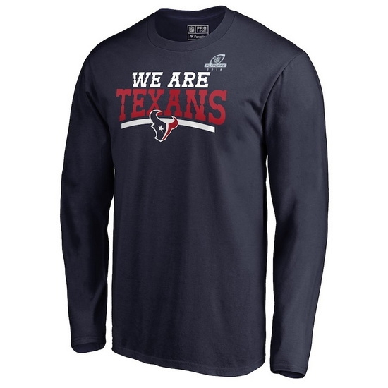 Houston Texans Men Long T Shirt 008 Houston Texans Men Long T Shirt 008