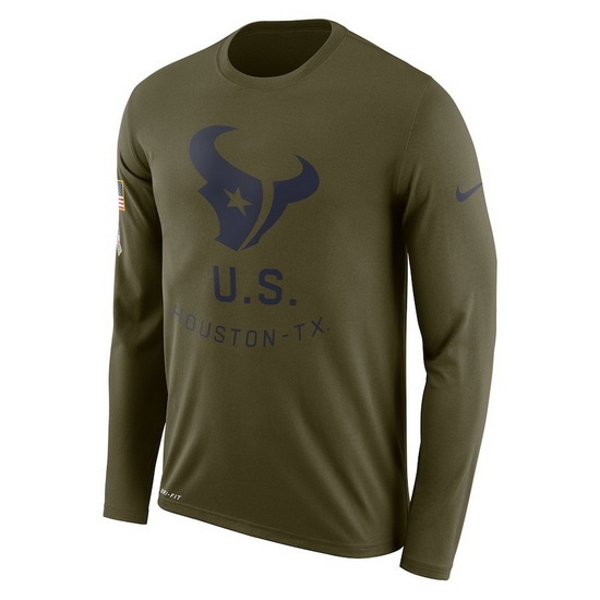 Houston Texans Men Long T Shirt 014 Houston Texans Men Long T Shirt 014
