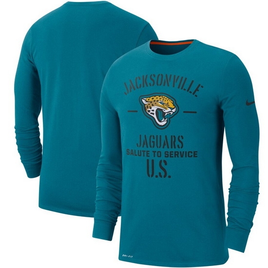 Jacksonville Jaguars Men Long T Shirt 007 Jacksonville Jaguars Men Long T Shirt 007