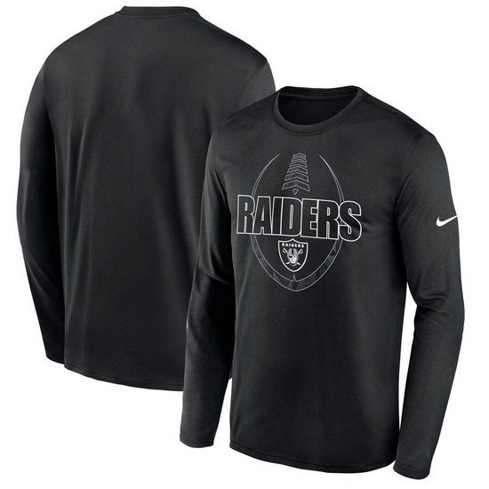 Las Vegas Raiders Men Long T Shirt 006 Las Vegas Raiders Men Long T Shirt 006