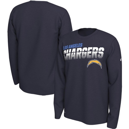 Los Angeles Chargers Men Long T Shirt 001 Los Angeles Chargers Men Long T Shirt 001