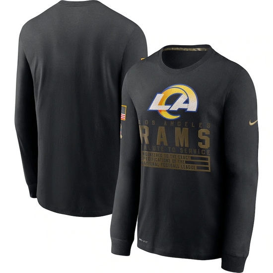 Los Angeles Rams Men Long T Shirt 007 Los Angeles Rams Men Long T Shirt 007