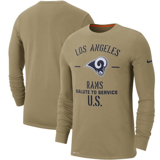 Los Angeles Rams Men Long T Shirt 014 Los Angeles Rams Men Long T Shirt 014