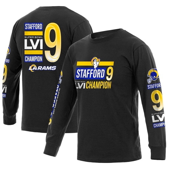 Los Angeles Rams Men Long T Shirt 022 Los Angeles Rams Men Long T Shirt 022