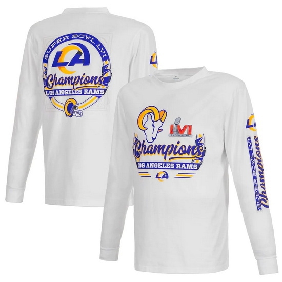 Los Angeles Rams Men Long T Shirt 029 Los Angeles Rams Men Long T Shirt 029