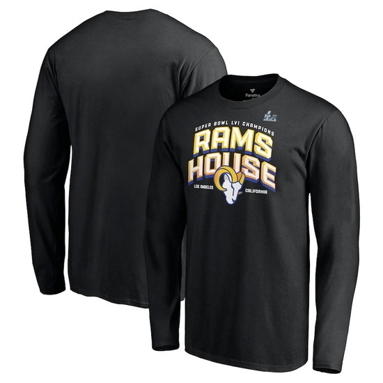Los Angeles Rams Men Long T Shirt 035 Los Angeles Rams Men Long T Shirt 035