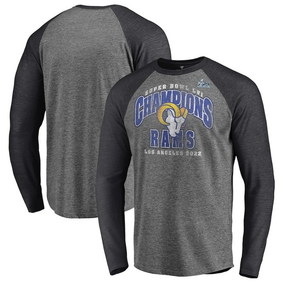 Los Angeles Rams Men Long T Shirt 040 Los Angeles Rams Men Long T Shirt 040