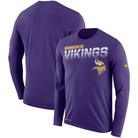 Minnesota Vikings Men Long T Shirt 001 Minnesota Vikings Men Long T Shirt 001