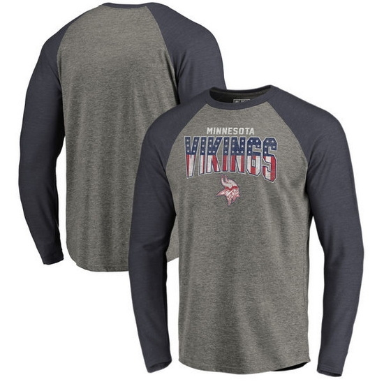 Minnesota Vikings Men Long T Shirt 004 Minnesota Vikings Men Long T Shirt 004