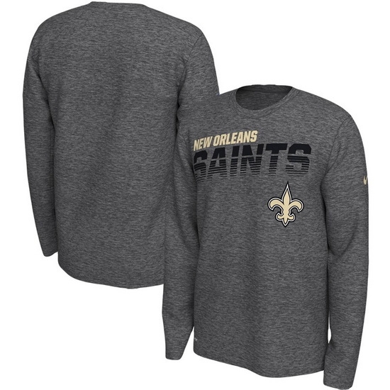 New Orleans Saints Men Long T Shirt 001 New Orleans Saints Men Long T Shirt 001