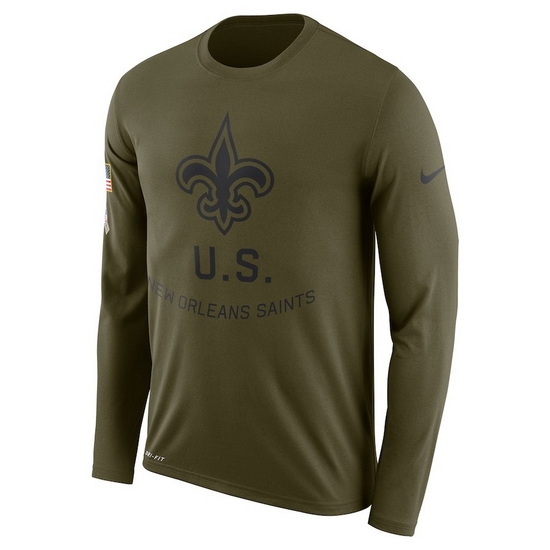 New Orleans Saints Men Long T Shirt 005 New Orleans Saints Men Long T Shirt 005