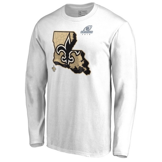 New Orleans Saints Men Long T Shirt 009 New Orleans Saints Men Long T Shirt 009