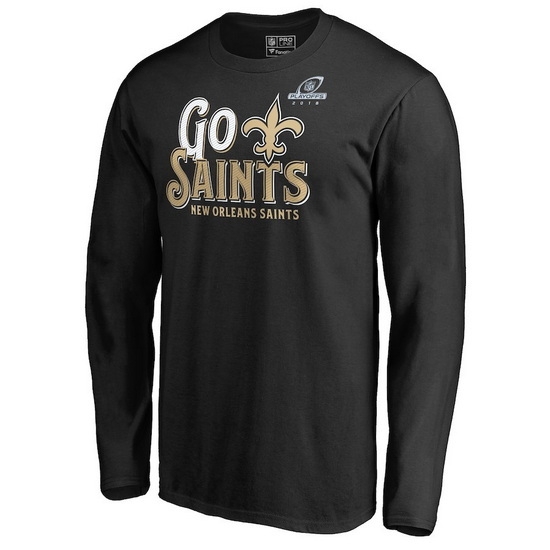 New Orleans Saints Men Long T Shirt 010 New Orleans Saints Men Long T Shirt 010