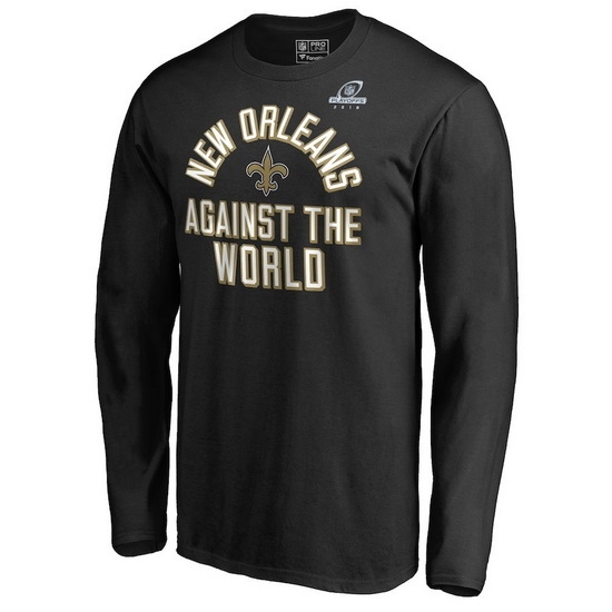 New Orleans Saints Men Long T Shirt 013 New Orleans Saints Men Long T Shirt 013