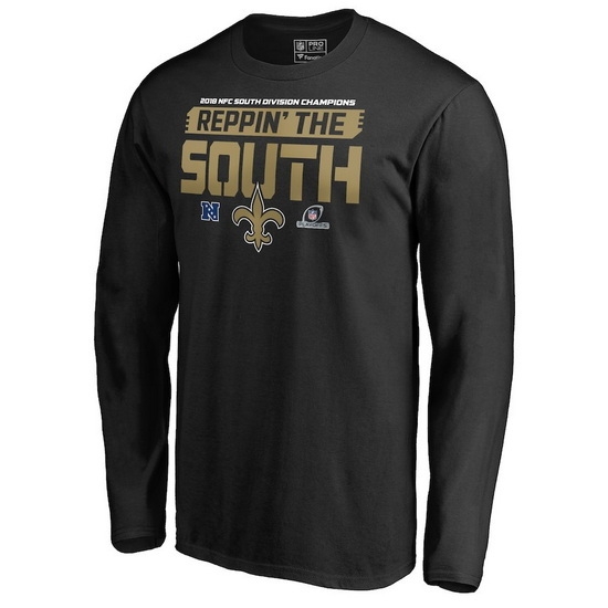 New Orleans Saints Men Long T Shirt 014 New Orleans Saints Men Long T Shirt 014