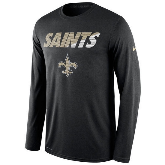 New Orleans Saints Men Long T Shirt 016 New Orleans Saints Men Long T Shirt 016