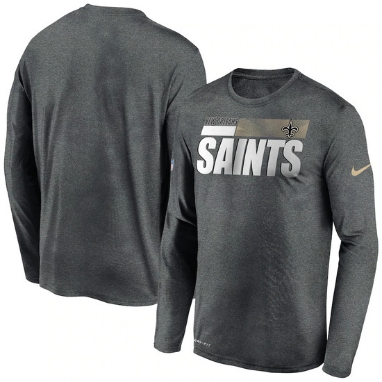 New Orleans Saints Men Long T Shirt 017 New Orleans Saints Men Long T Shirt 017