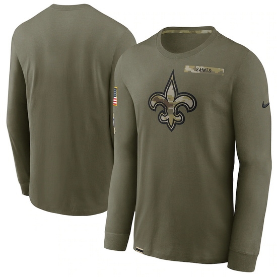New Orleans Saints Men Long T Shirt 018 New Orleans Saints Men Long T Shirt 018