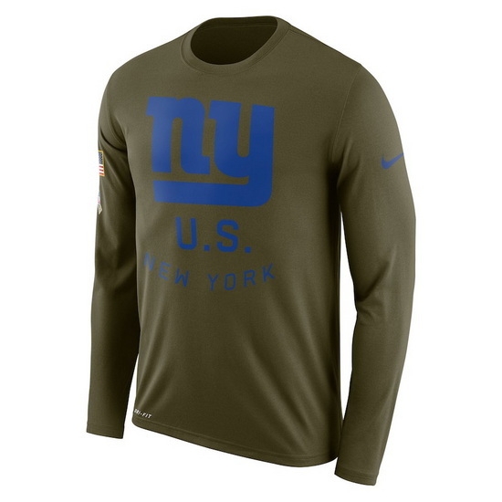 New York Giants Men Long T Shirt 003 New York Giants Men Long T Shirt 003