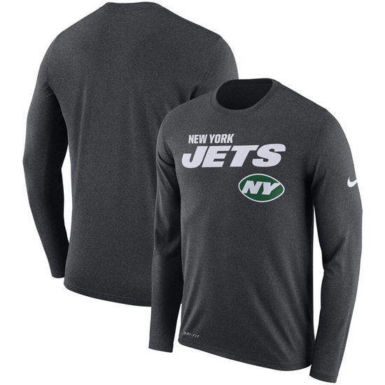 New York Jets Men Long T Shirt 002 New York Jets Men Long T Shirt 002