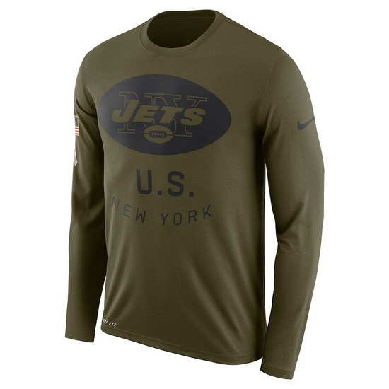 New York Jets Men Long T Shirt 004 New York Jets Men Long T Shirt 004