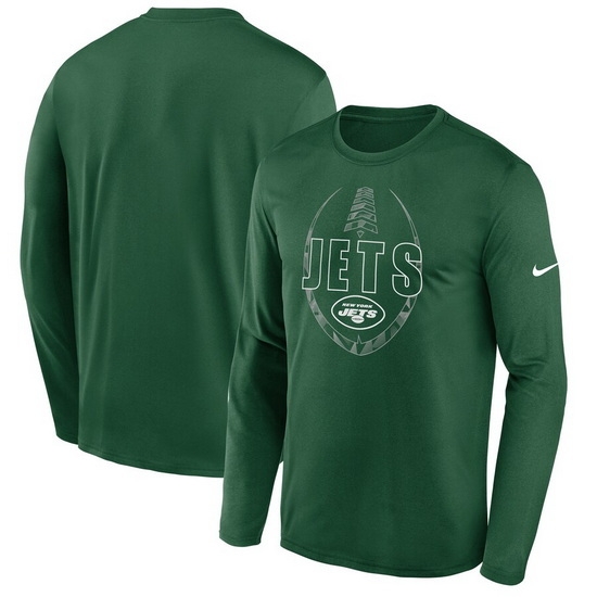 New York Jets Men Long T Shirt 005 New York Jets Men Long T Shirt 005