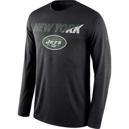 New York Jets Men Long T Shirt 009 New York Jets Men Long T Shirt 009