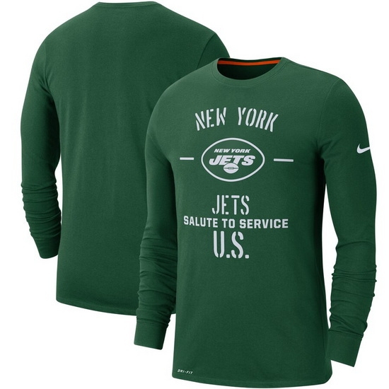 New York Jets Men Long T Shirt 011 New York Jets Men Long T Shirt 011