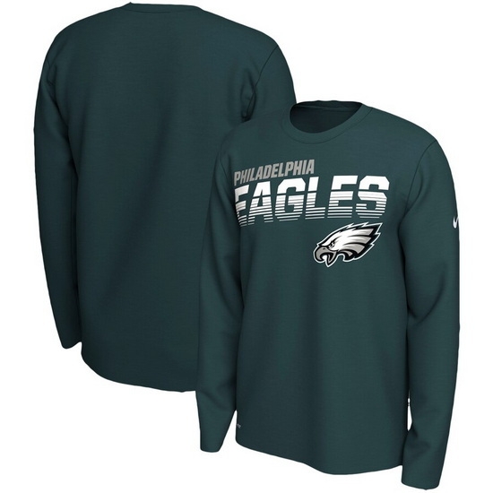 Philadelphia Eagles Men Long T Shirt 001 Philadelphia Eagles Men Long T Shirt 001