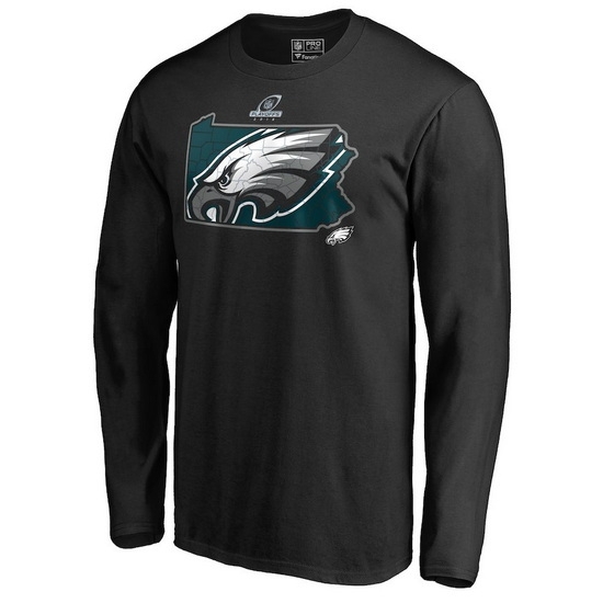 Philadelphia Eagles Men Long T Shirt 008 Philadelphia Eagles Men Long T Shirt 008