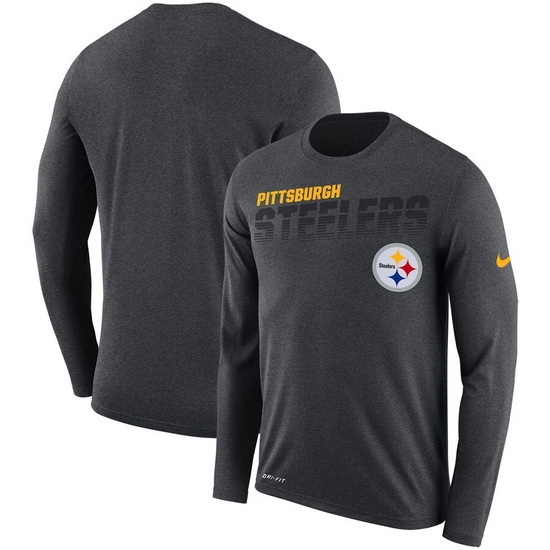 Pittsburgh Steelers Men Long T Shirt 002 Pittsburgh Steelers Men Long T Shirt 002